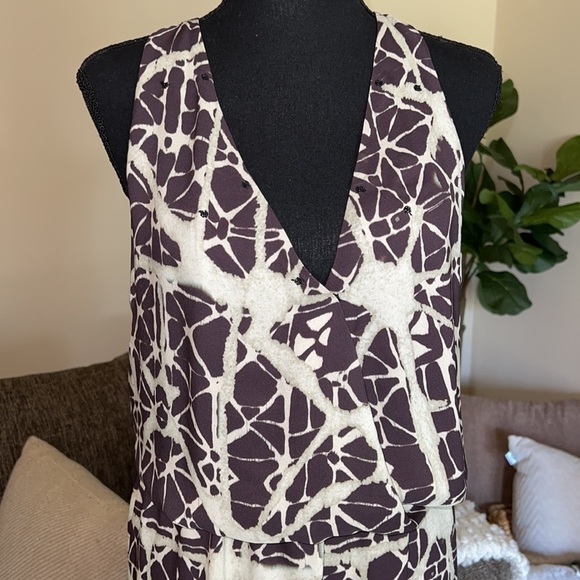 Rebecca Taylor Silk Maxi Racerback Dress NWT - Picture 1 of 14